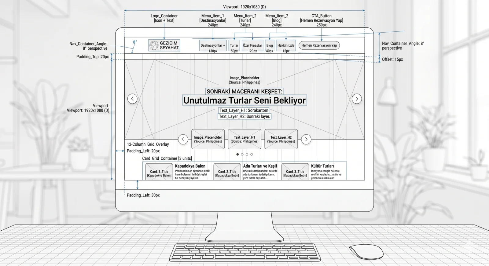 Eskizden gerçek arayüze